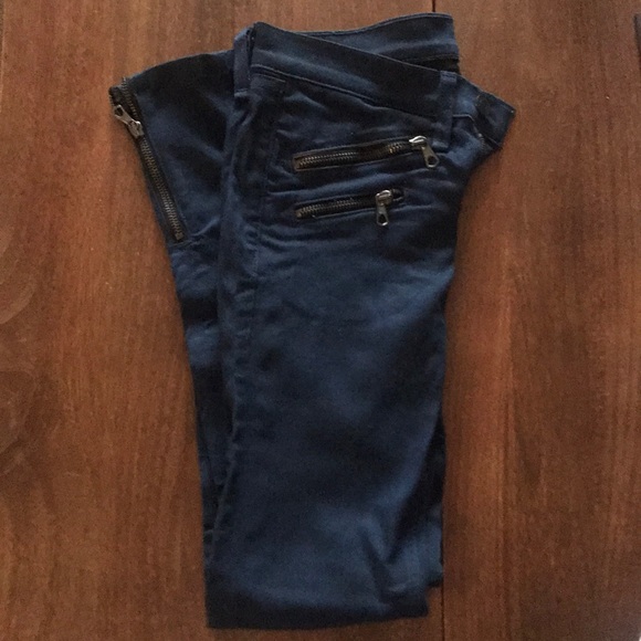 ❌SOLD❌ Rag & Bone MID RISE ZIPPER LEGGINGS - Picture 2 of 5